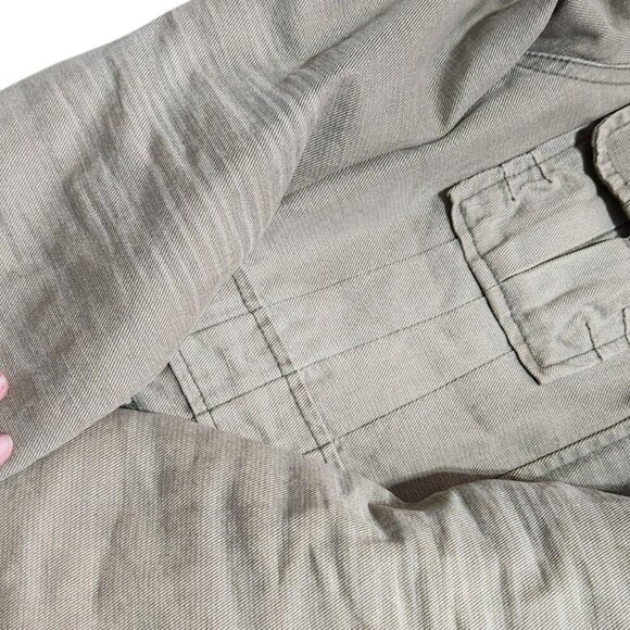 Abercrombie vintage quilted olive green jacket - Picture 4 of 7